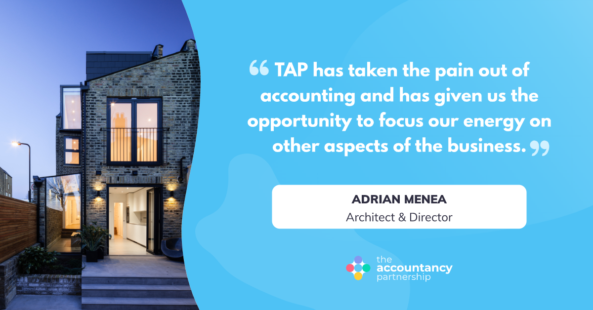 The Accountancy Partnership has taken the pain out of accounting and has given us the opportunity to focus our energy on other aspects of the business.