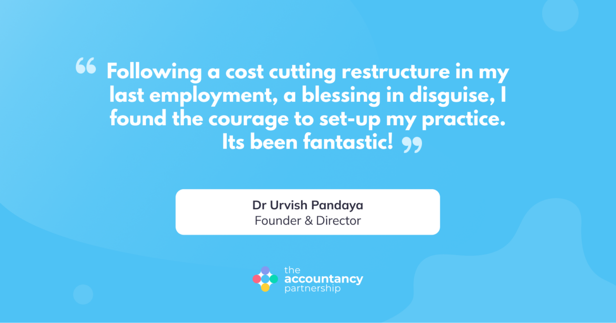 Accounting, booking keeping and tax matters were not my core expertise but was glad to find good support from The Accountancy Partnership.