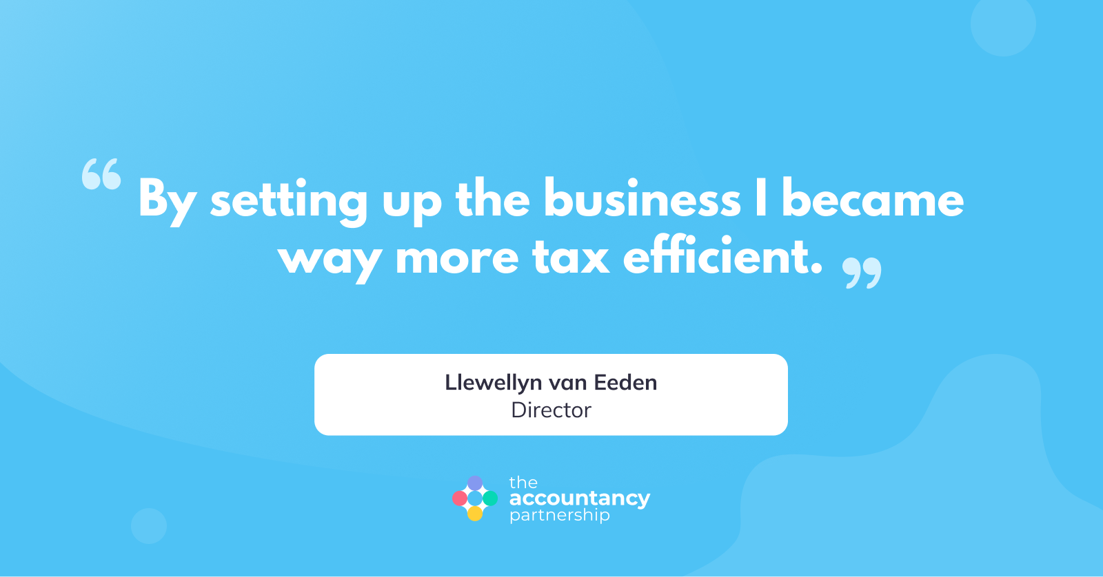 October 2026 Client of the Month: Van Eeden Creative Ltd 1 Client of the Month Quote October 2027