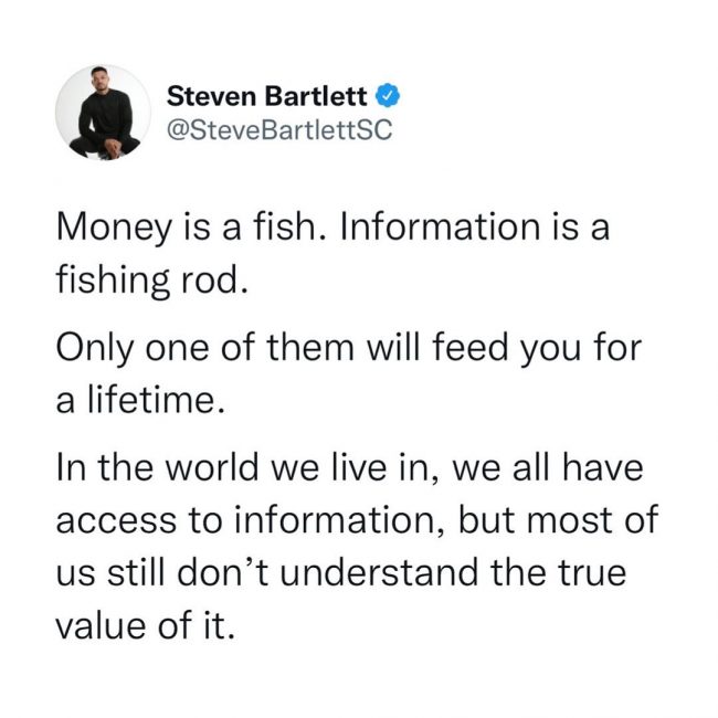 Steven Bartlett Social Post